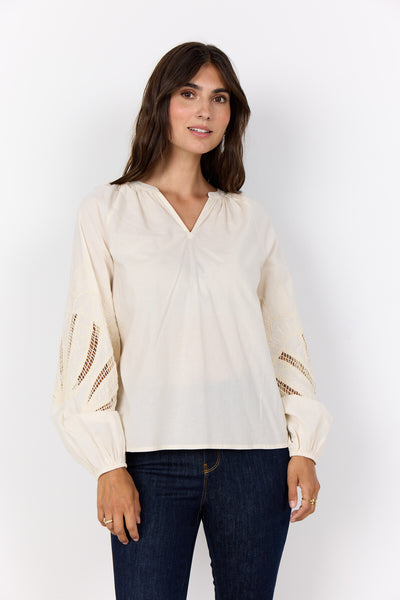 SC-CALISTE 21 Blouse Crème