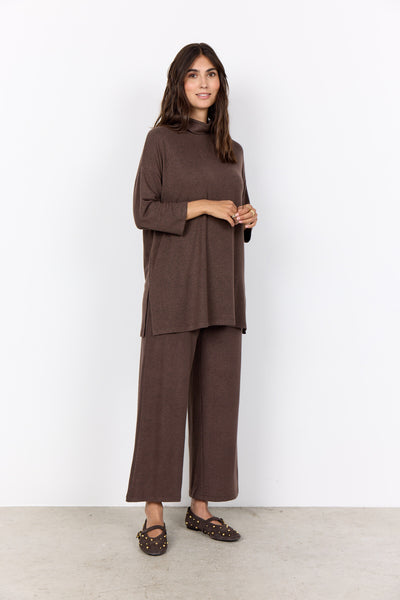 SC-BIARA 73 Sweatshirt Donkerbruin