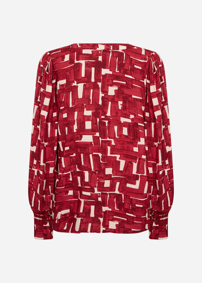 SC-VEBINA 1 Blouse Rood
