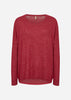 SC-BIARA 1 Blouse Donkerrood