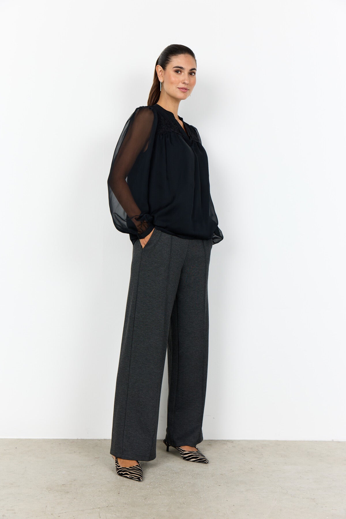 SC-ANNE 1 Blouse Zwart