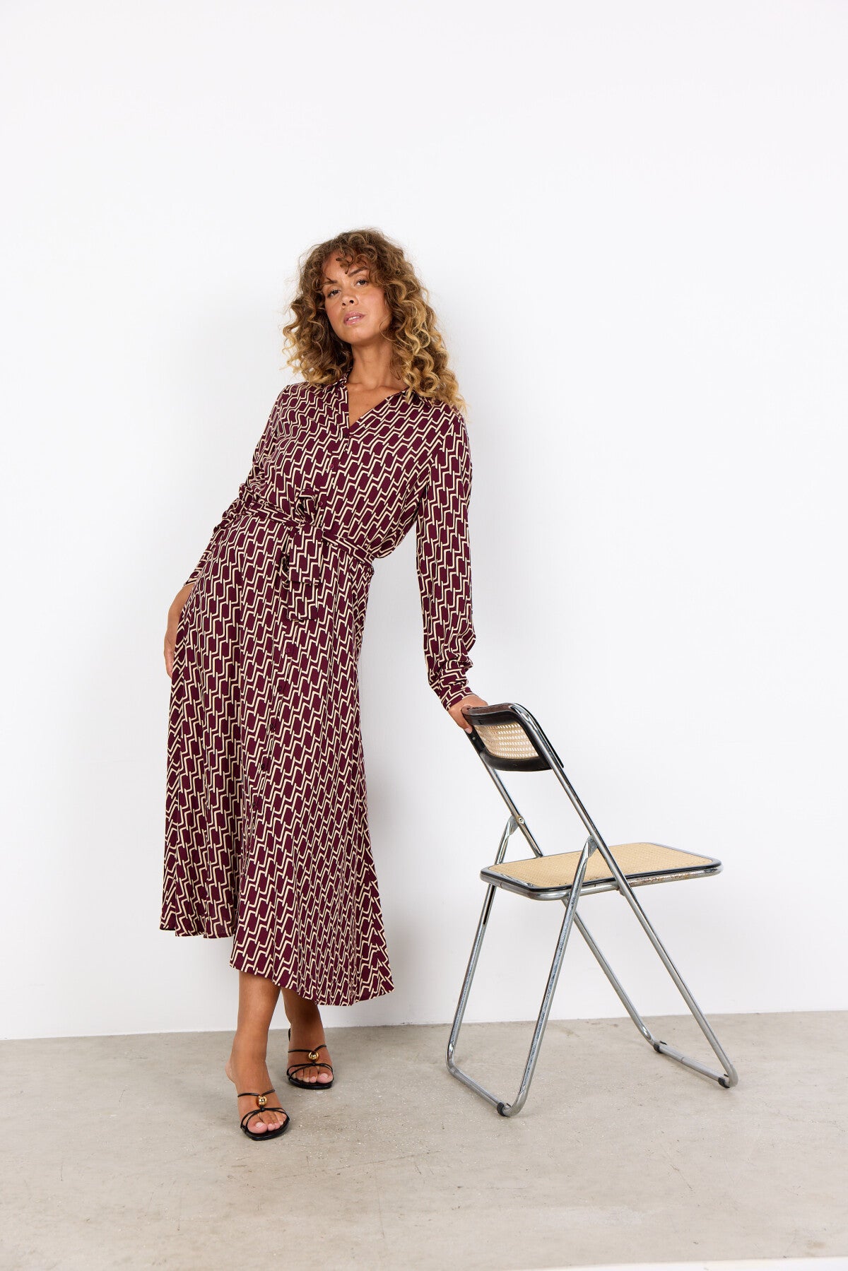 SC-VARLA 3 Jurk Bordeaux