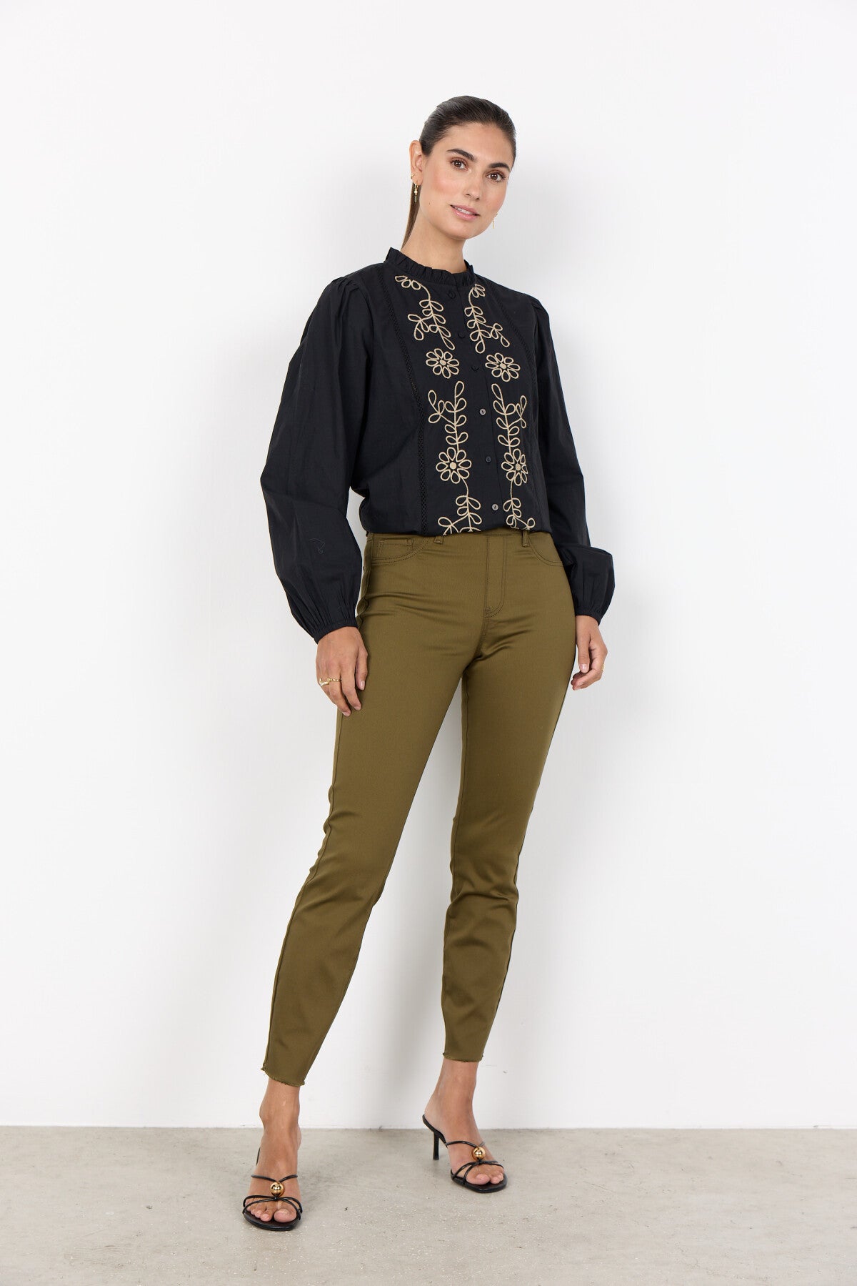 SC-NADIRA 1-B Broek Donkergroen