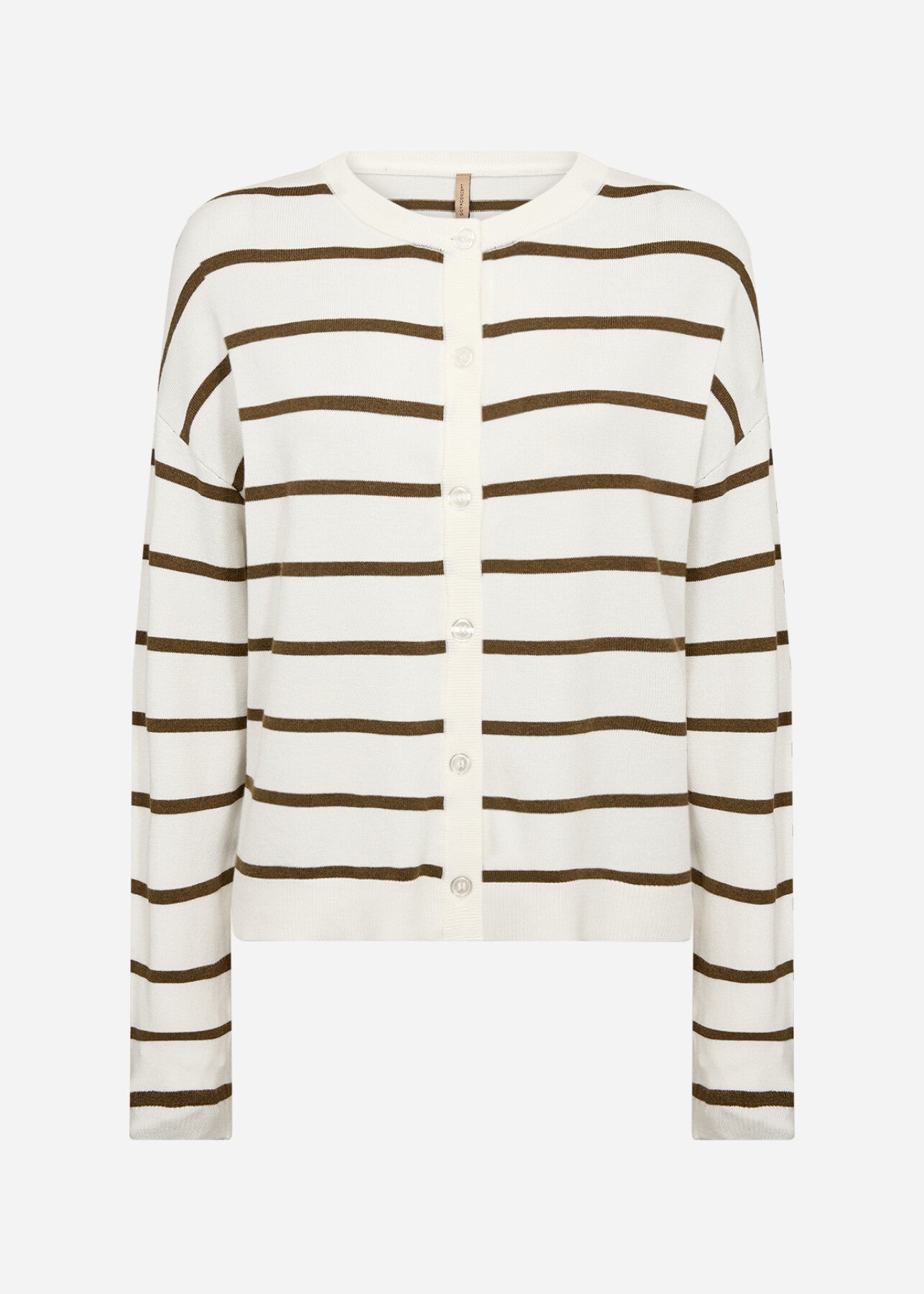 SC-DOLLIE STRIPE 795 Vest Olijf