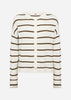 SC-DOLLIE STRIPE 795 Vest Olijf