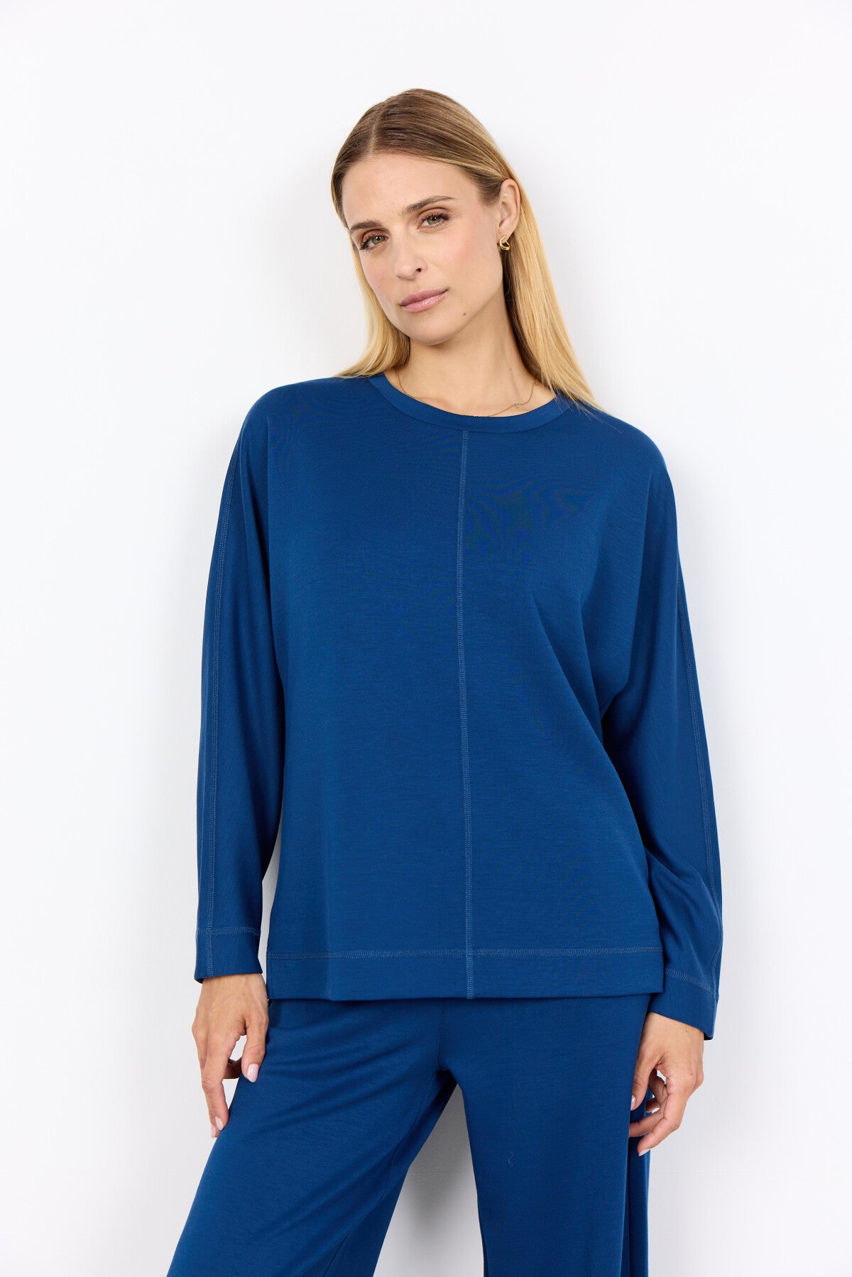 SC-BANU 262 Blouse Donkerblauw