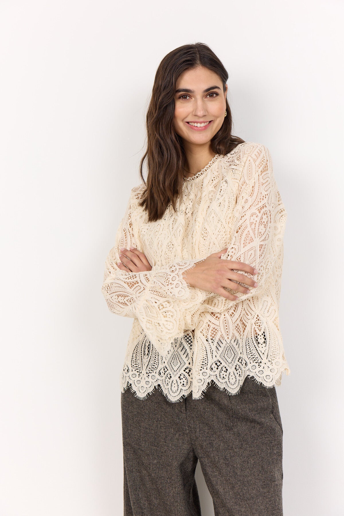 SC-VAHIDA 1 Blouse Crème