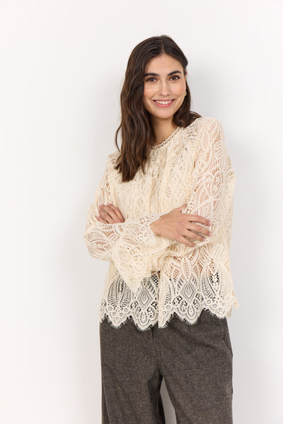 SC-VAHIDA 1 Blouse Crème