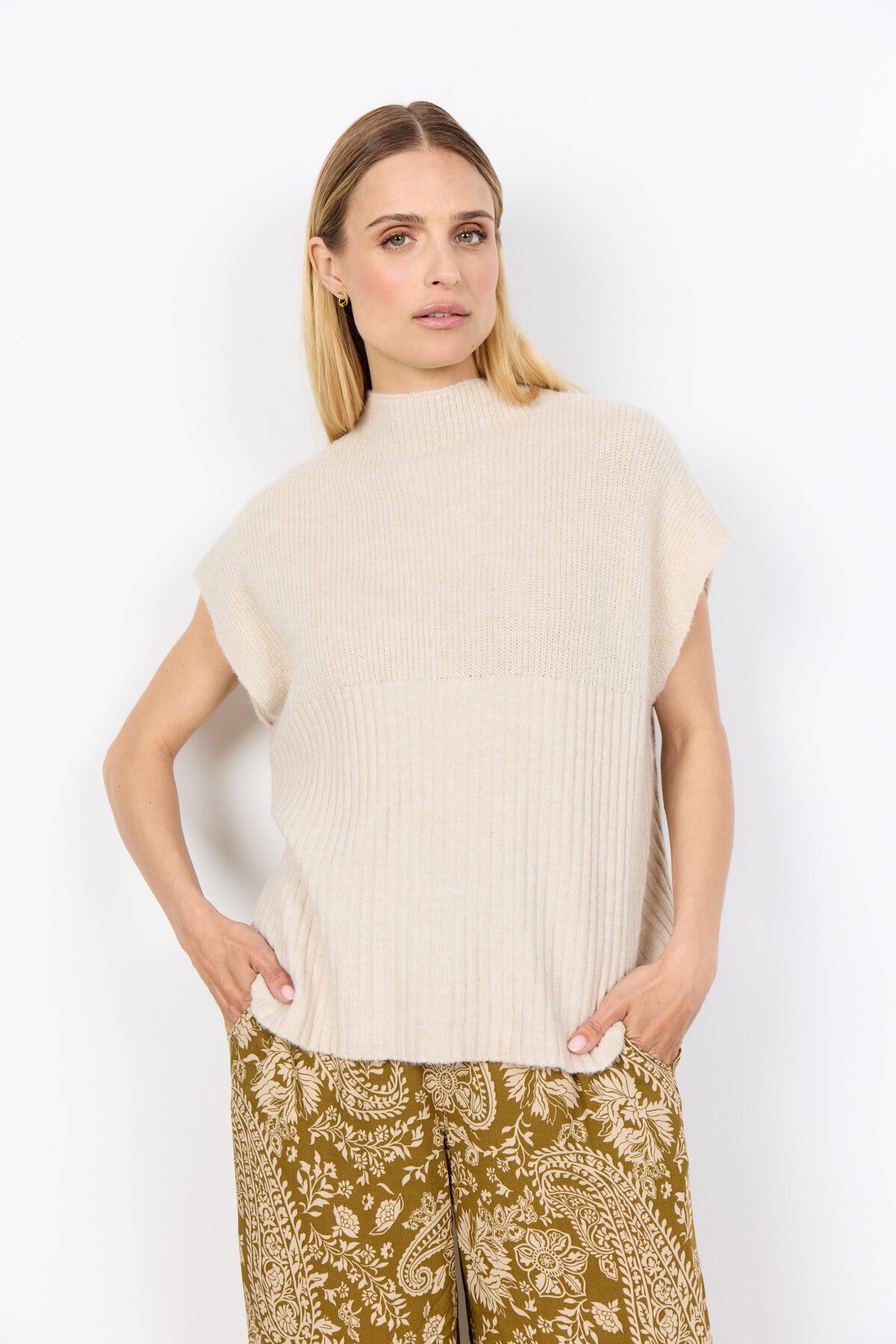 SC-VIRGINIA 1 Gilet Crème