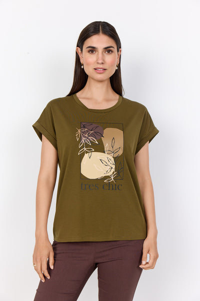SC-RINA FP 8 T-shirt Olijf