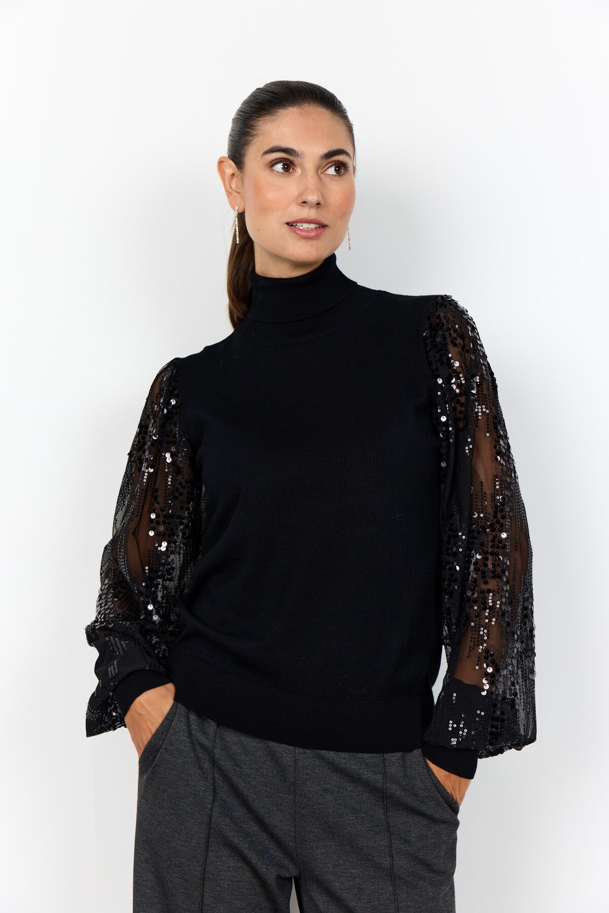 SC-DOLLIE 803 Trui Zwart