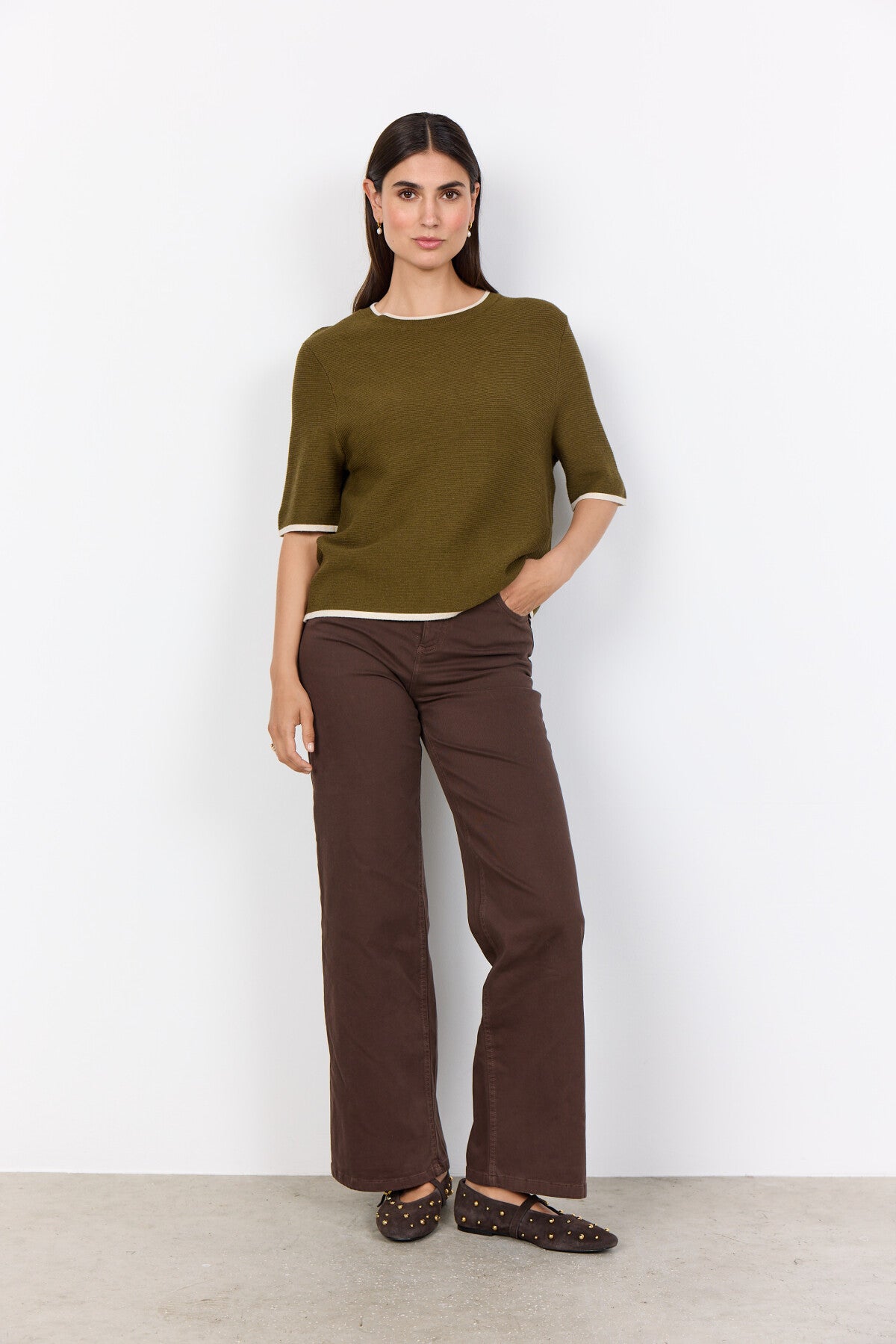 SC-DOLLIE 793 Trui Olijf