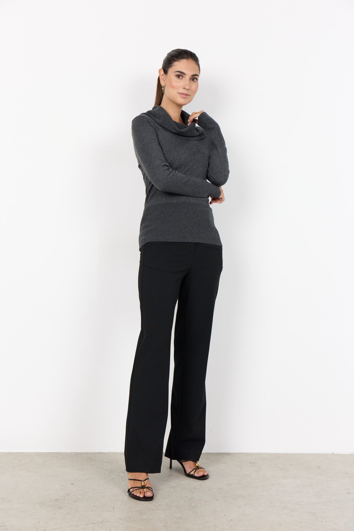 SC-DOLLIE 305 Trui Donkergrijs