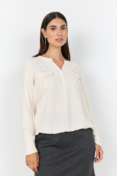 SC-HERMINE 1 Blouse Crème