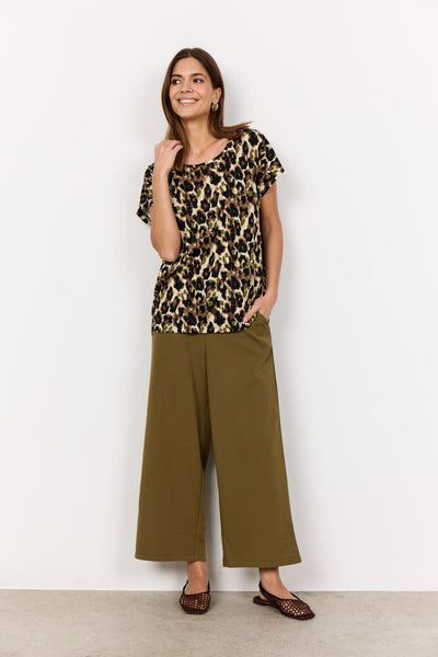 SC-FELICITY AOP 515 T-shirt Olijf