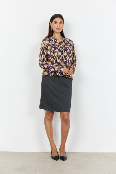 SC-FELICITY AOP 525 Blouse Paars