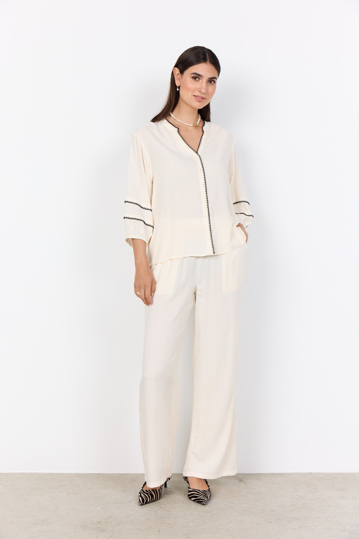 SC-RADIA 216 Shirt Crème