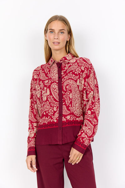 SC-VALGERDA 1 Shirt Donkerrood