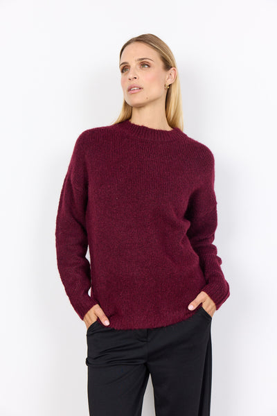 SC-GUNNA 1 Trui Bordeaux