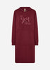 SC-BANU 259 Jurk Bordeaux