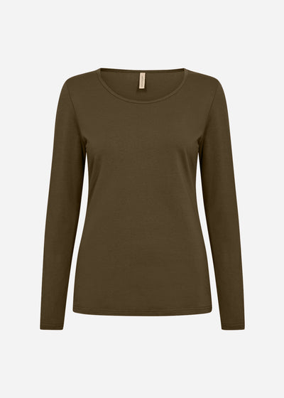SC-PYLLE 2 T-shirt Donkergroen