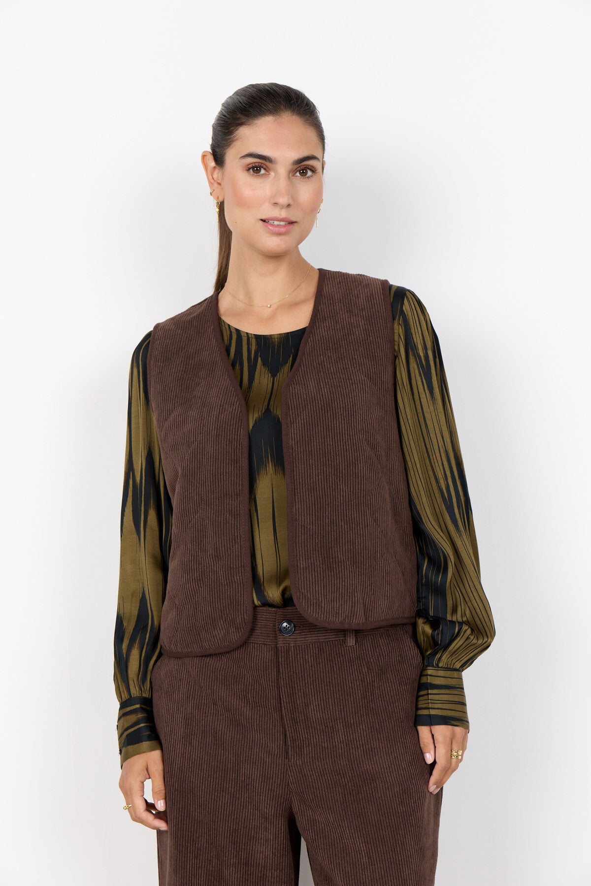 SC-BINDI 17 Vest Donkerbruin
