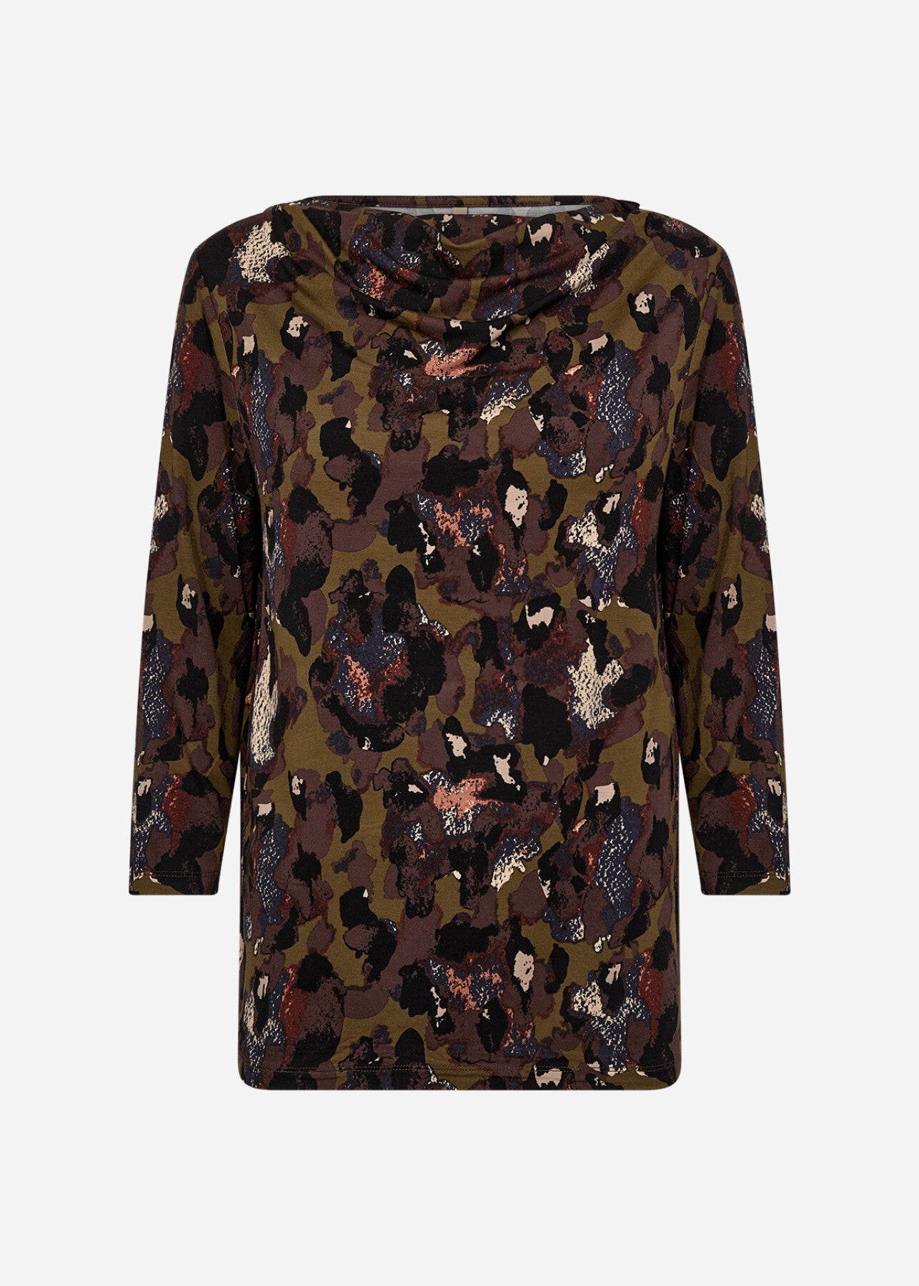 SC-MARICA AOP 342 Blouse Donkergroen
