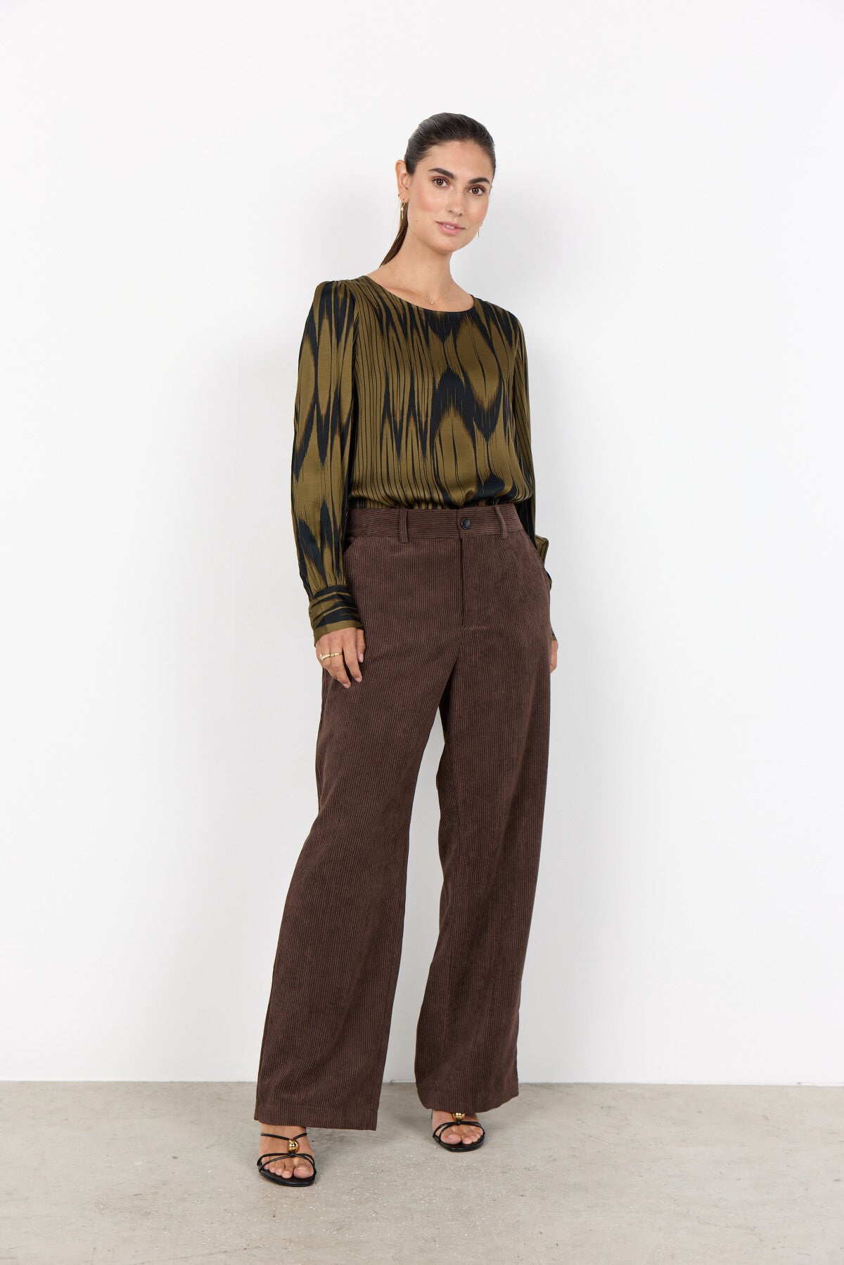 SC-VARISSA 1 Blouse Donkergroen