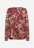 SC-FELICITY AOP 518 Blouse Donkerrood