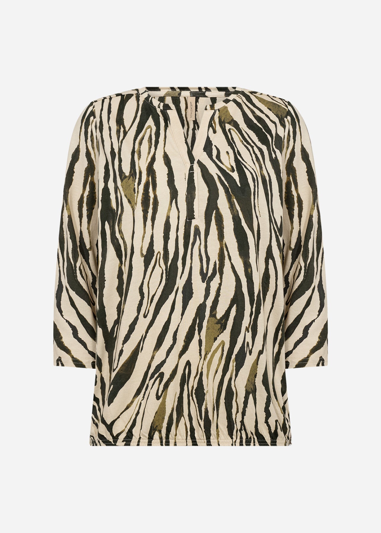 SC-FELICITY AOP 521 Blouse Donkergroen