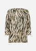 SC-FELICITY AOP 521 Blouse Donkergroen
