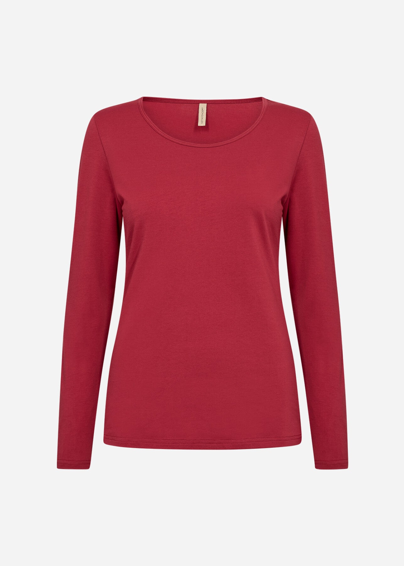 SC-PYLLE 2 T-shirt Donkerrood