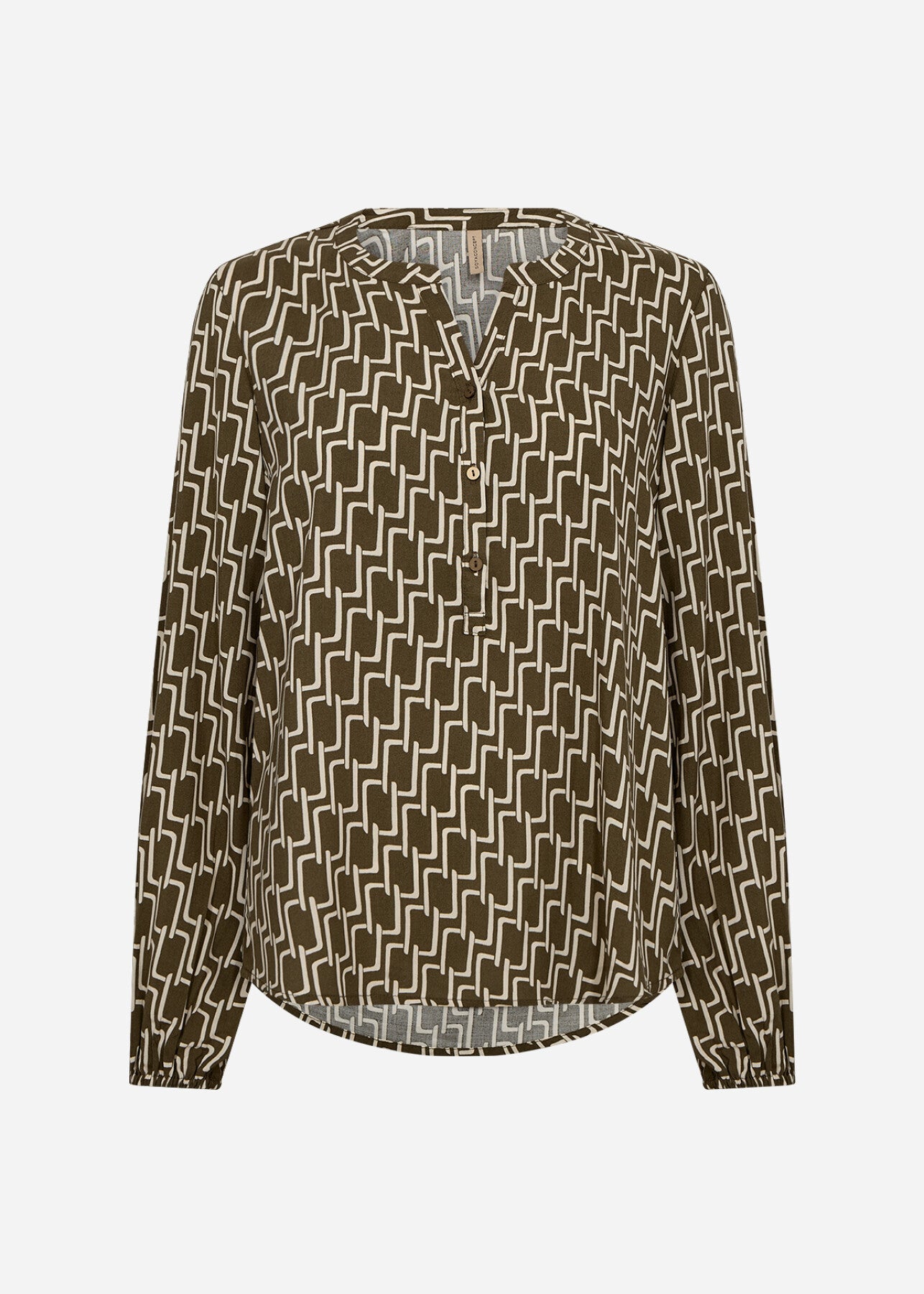SC-VARLA 4 Blouse Donkergroen