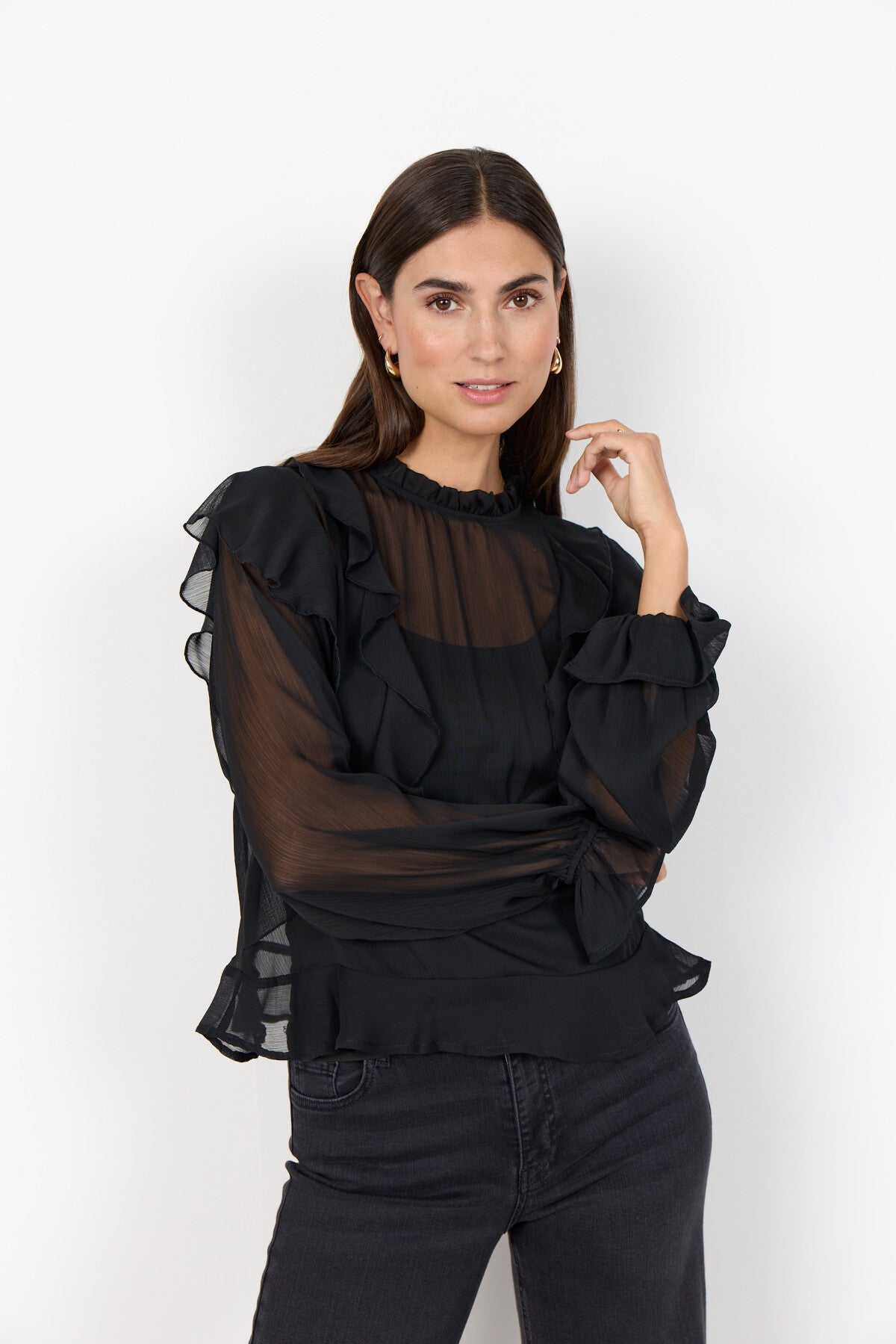 SC-NAIA 3 Blouse Zwart