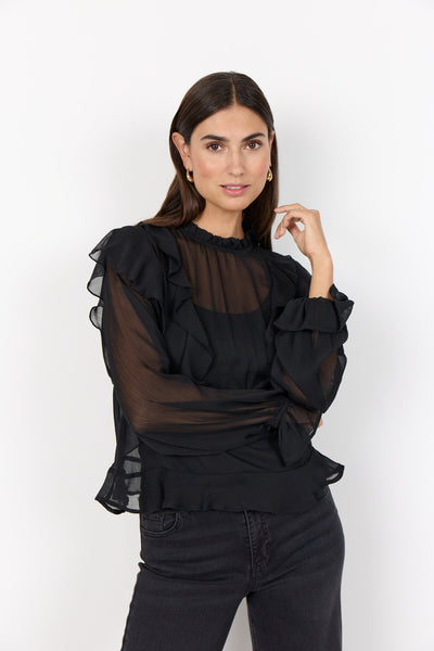 SC-NAIA 3 Blouse Zwart