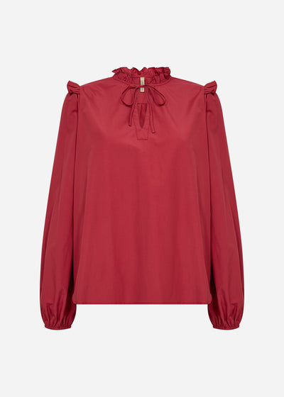 SC-NETTI 108 Blouse Donkerrood