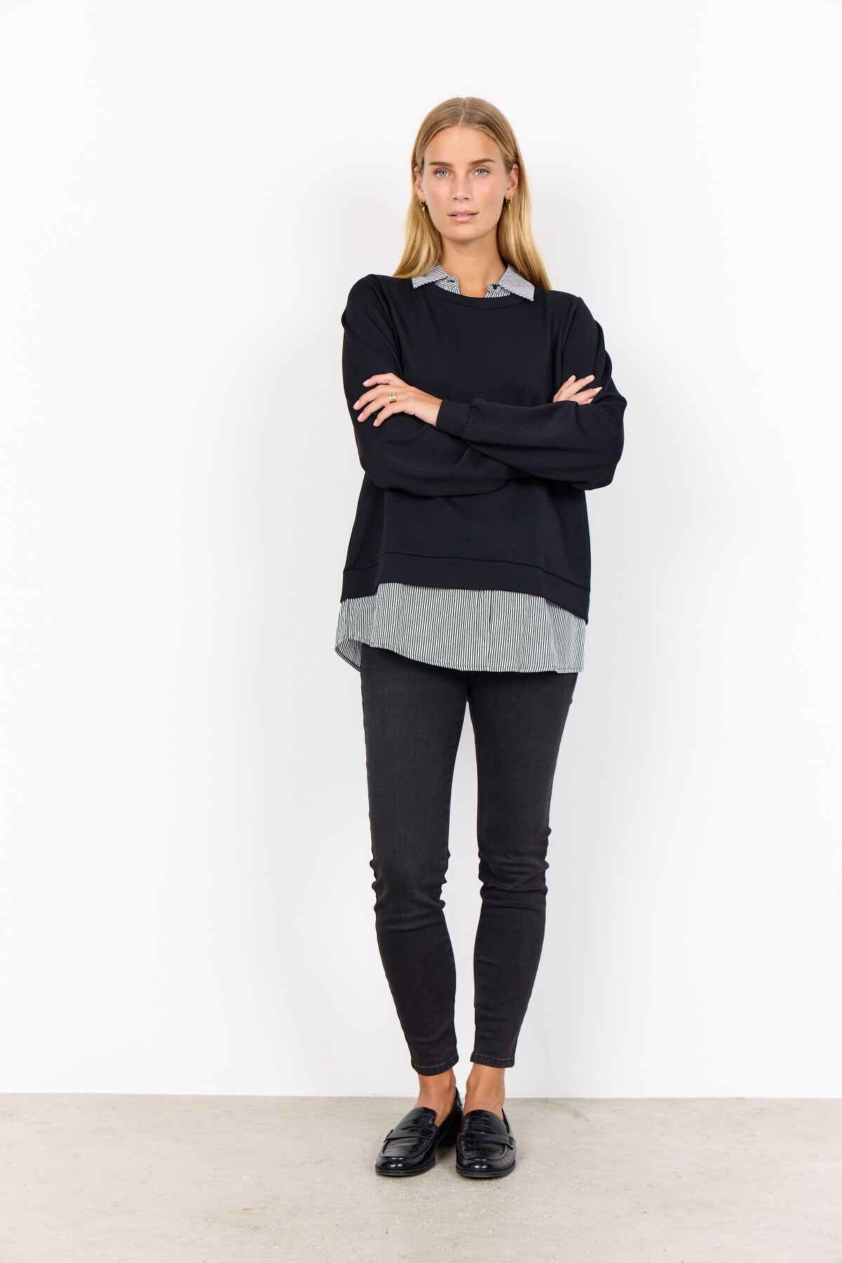 SC-BANU 264 Blouse Zwart