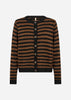 SC-ORLEAN STRIPE 13 Vest Zwart