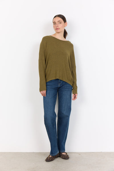 SC-BIARA 1 Blouse Olijf