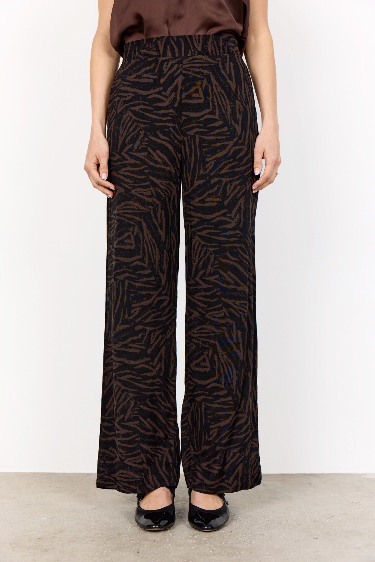 SC-SADE 4-B Broek Donkerbruin
