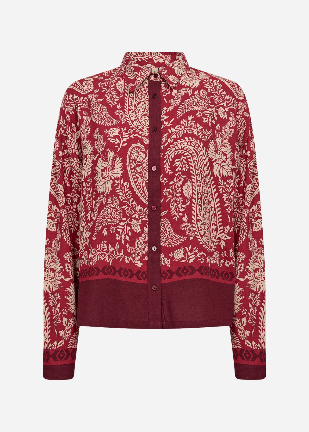 SC-VALGERDA 1 Shirt Donkerrood