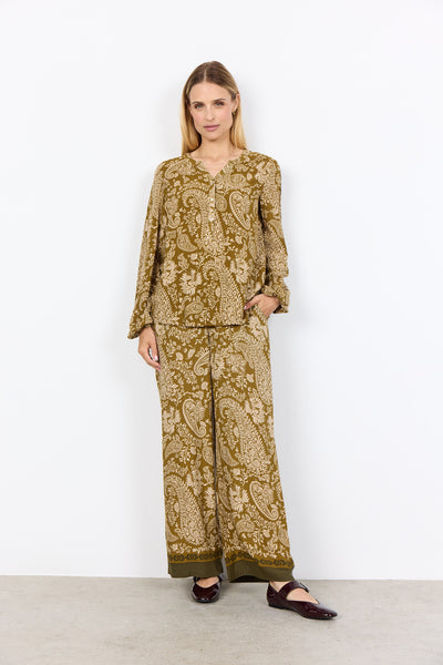 SC-VALGERDA 2 Blouse Donkergroen