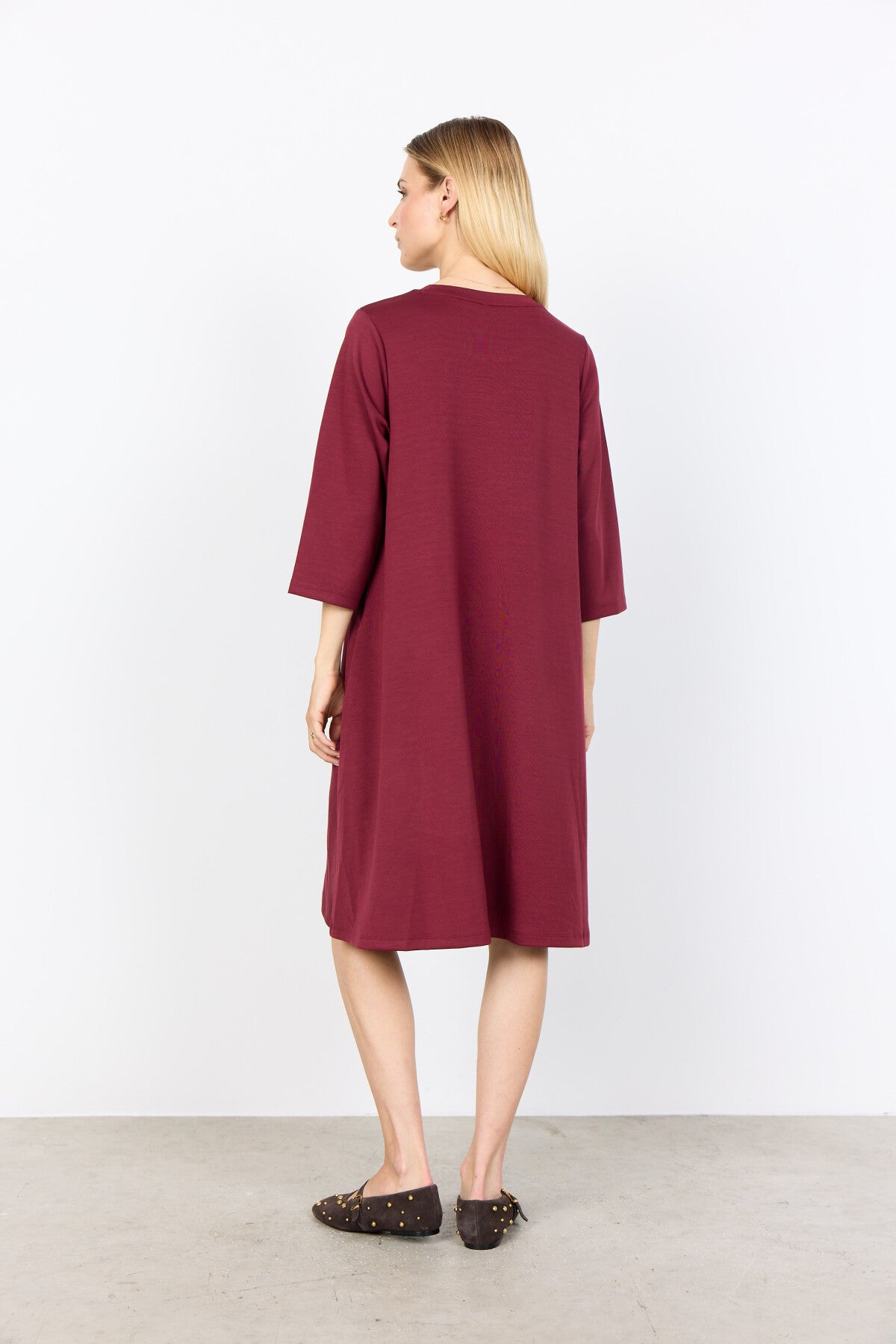 SC-BANU 155 Jurk Bordeaux