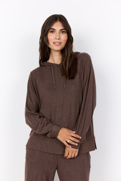 SC-BIARA 143 Sweatshirt Donkerbruin