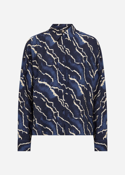 SC-ANYA 1 Shirt Donkerblauw