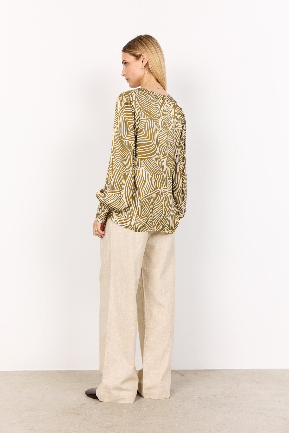 SC-SIGNORA 2 Blouse Olijf