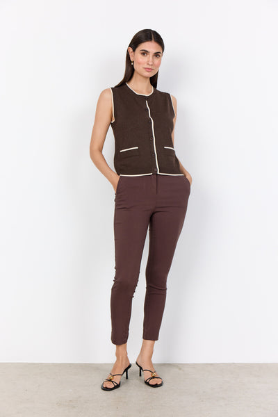 SC-DOLLIE 792 Gilet Donkerbruin