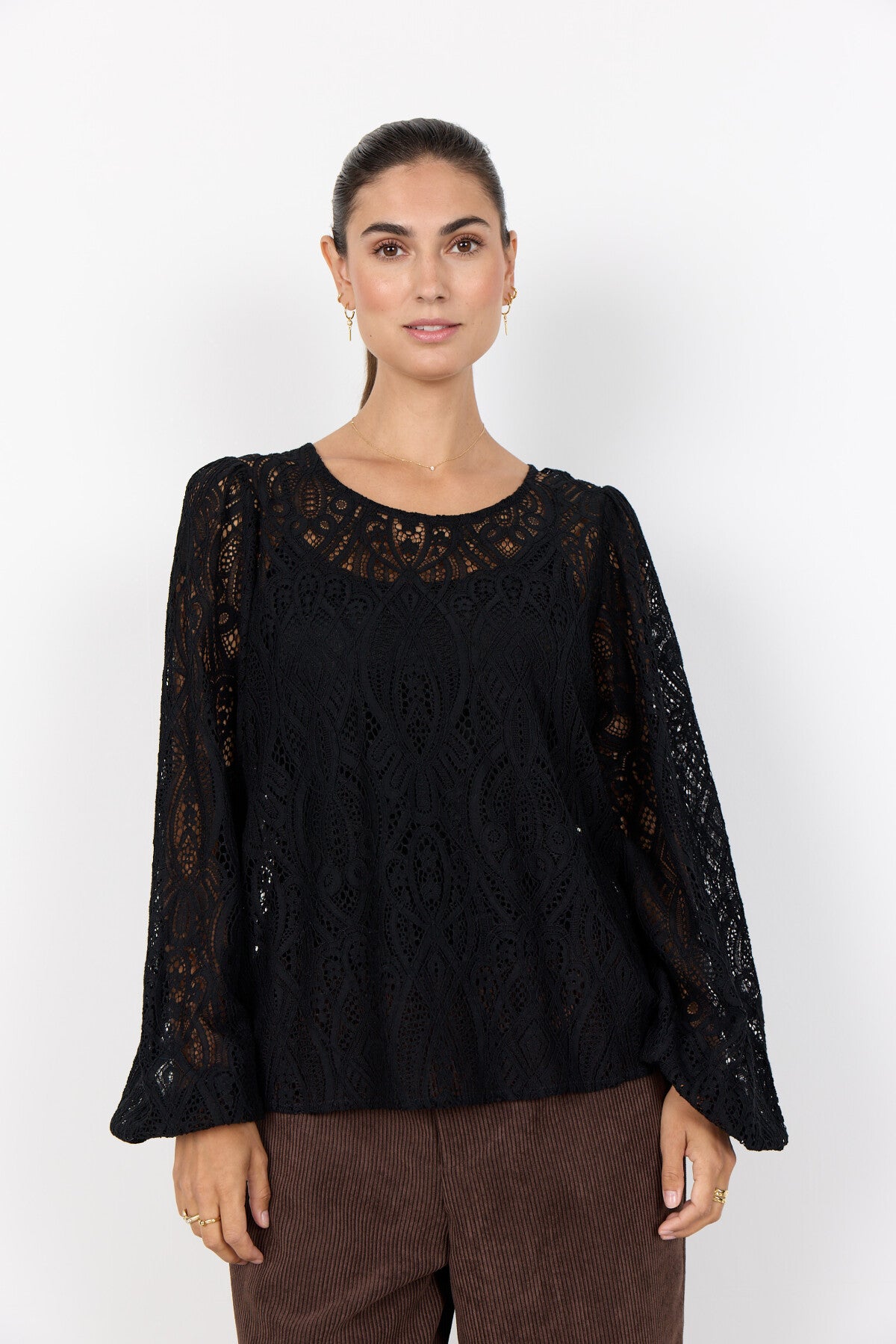 SC-VAHIDA 2 Blouse Zwart