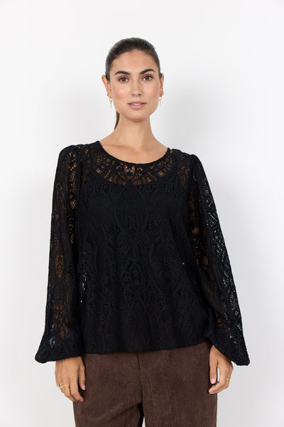 SC-VAHIDA 2 Blouse Zwart