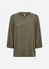 SC-BIARA 116 Blouse Donkergroen